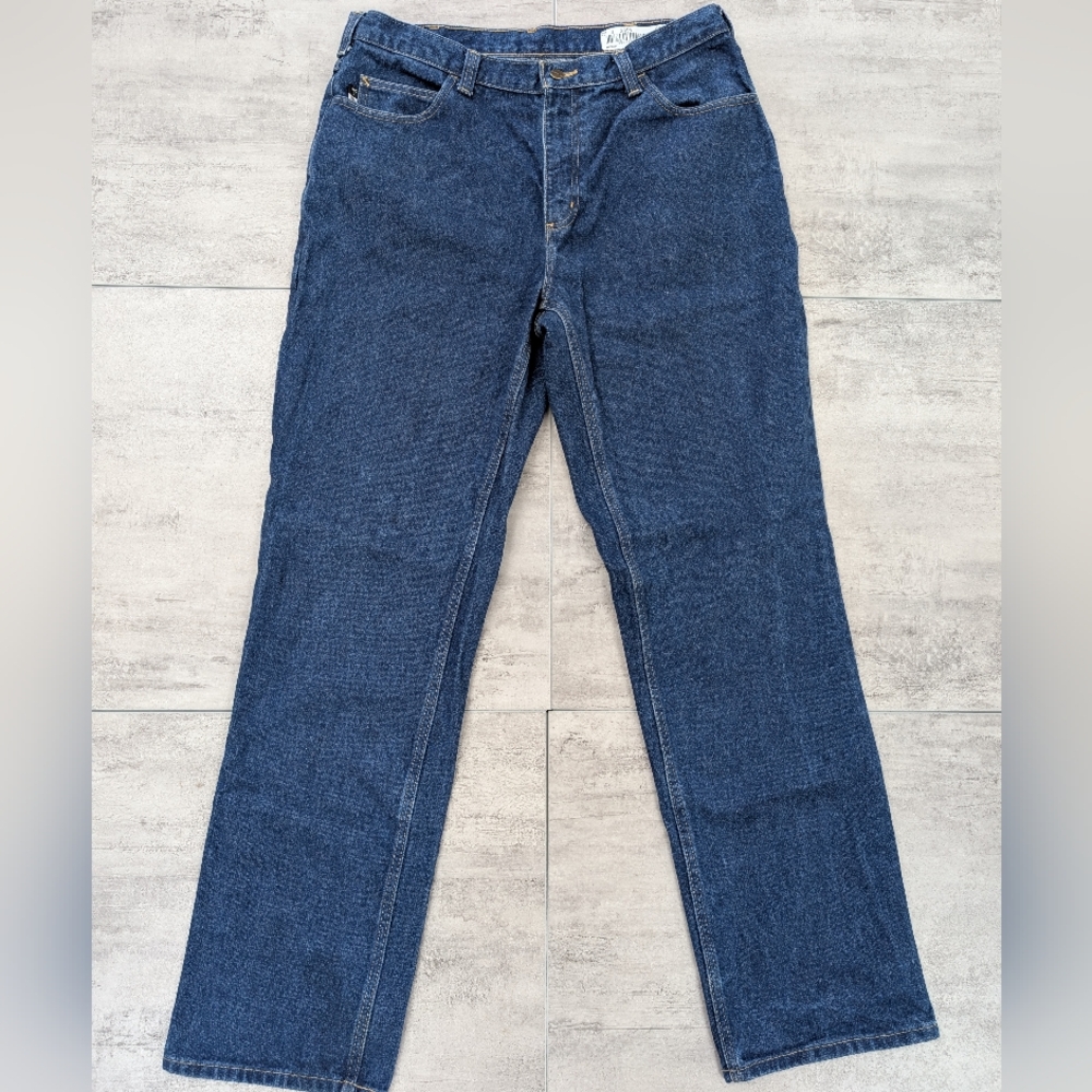 Carhartt FR Men's Dark Wash Denim Jeans Size 36 x 34 ARC 2 NFPA 2112